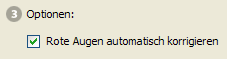 Roto Augen automatisch korrigieren