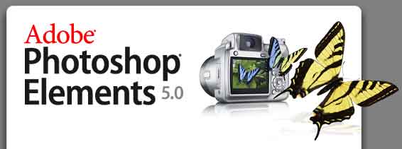 Das Logo von Adobe Photoshop Elements in der Version 5