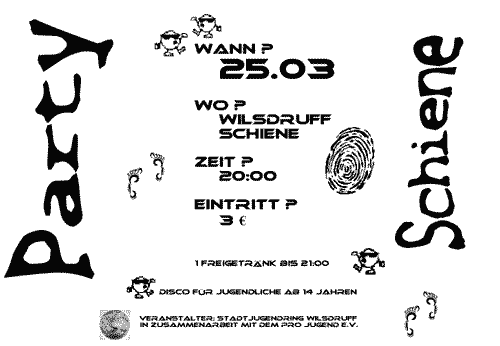 Flyer zu Party 2006