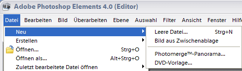 DVD-Vorlagen für Premiere Elements im Photoshop Elements erstellen